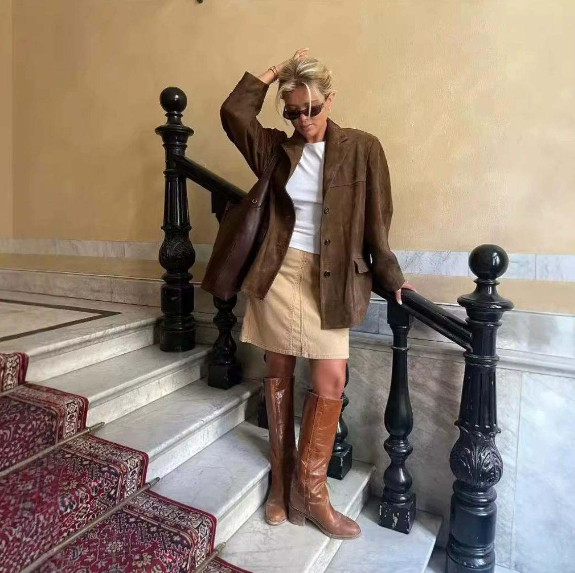 Amélie Suede Blazer