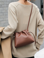 Elise Cloud Leather Pouch