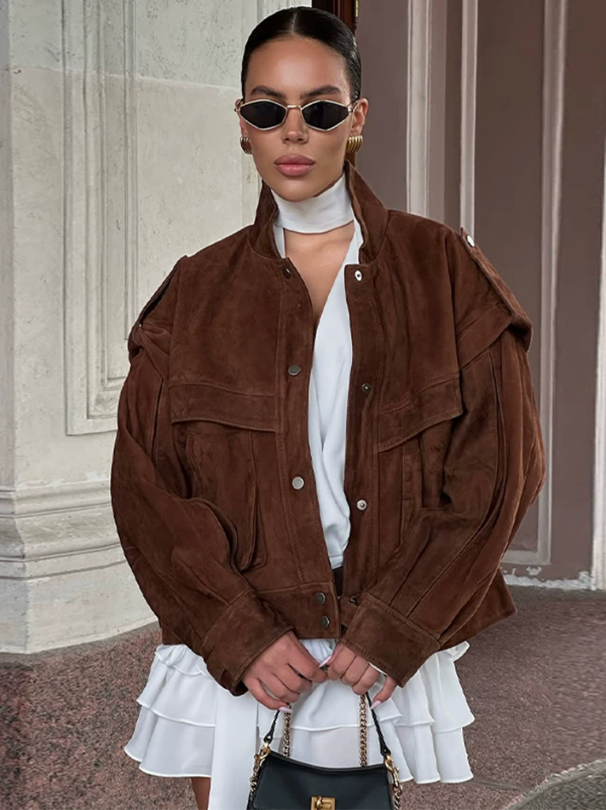 Sophie Suede Jacket