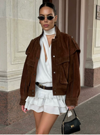 Sophie Suede Jacket