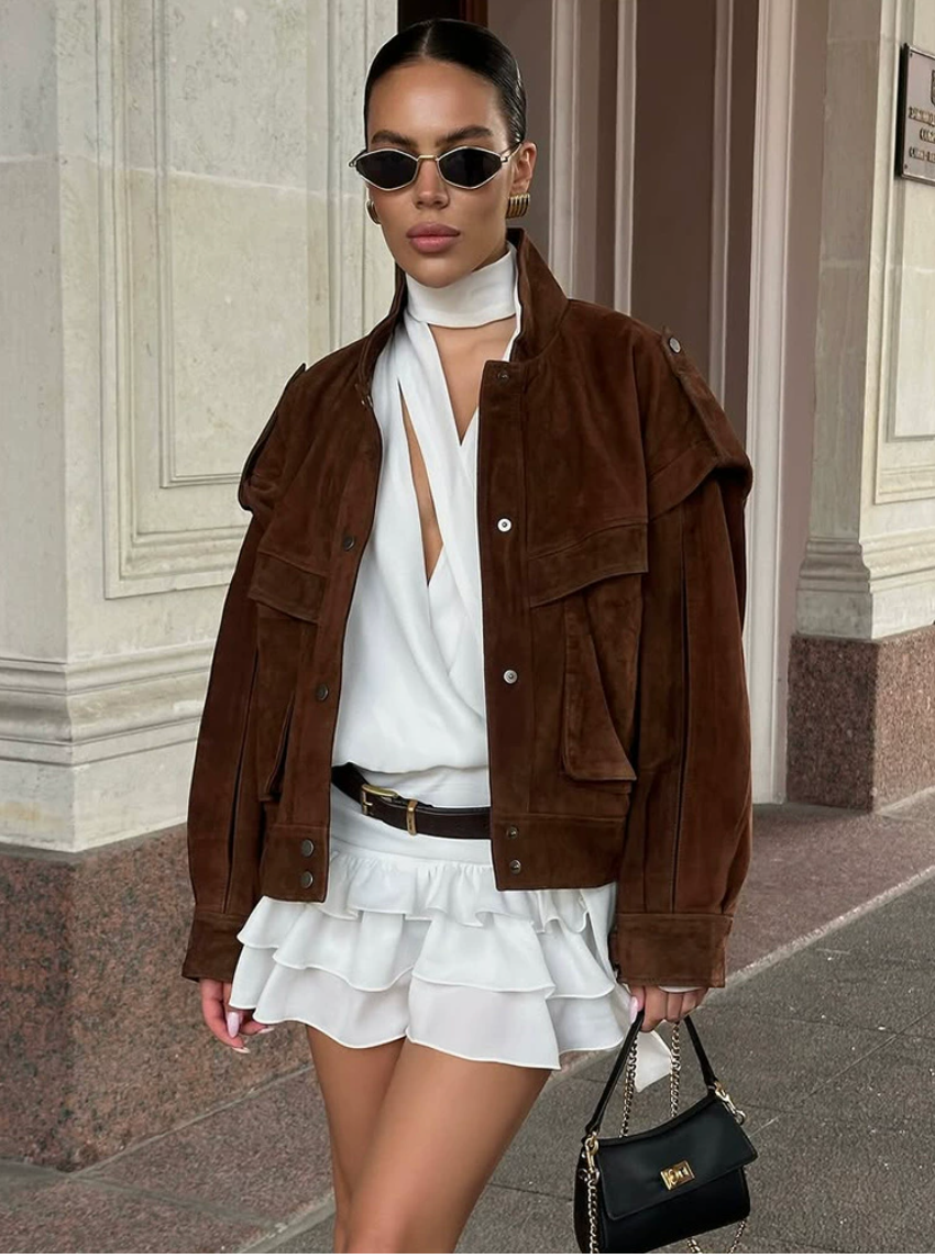 Sophie Suede Jacket